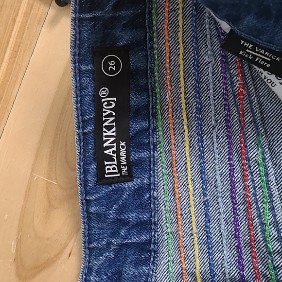 NWT BLANK NYC The Varick kick flare jeans size 26 - Picture 7 of 10